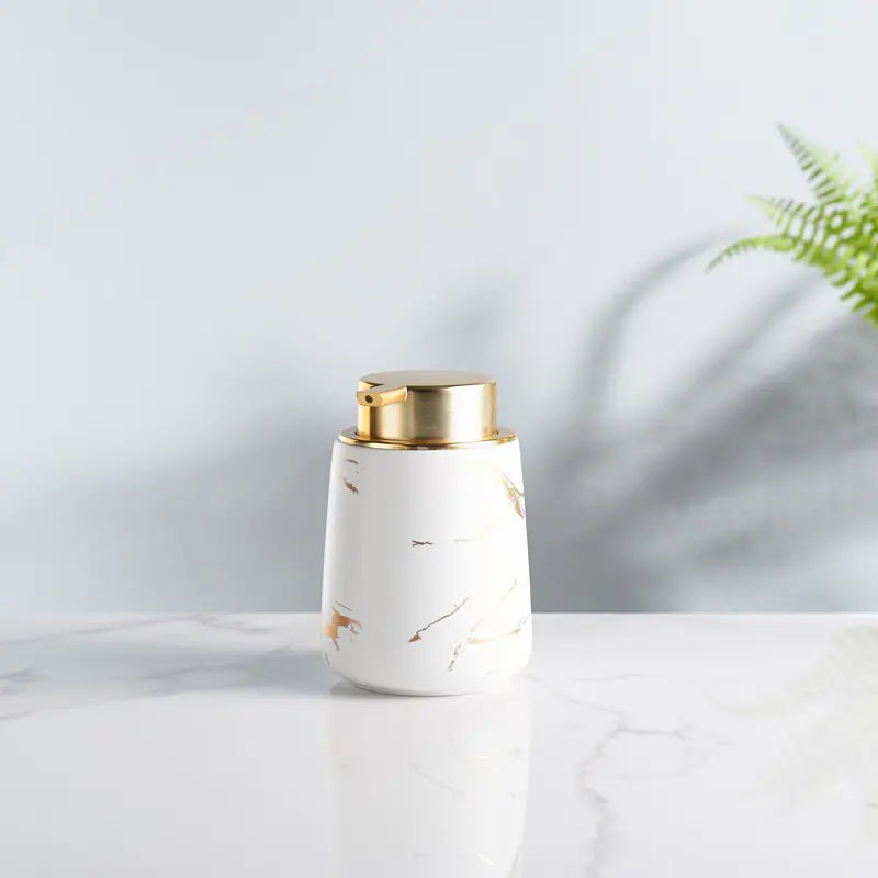 Ceramic Marbled Dispensing Bottle