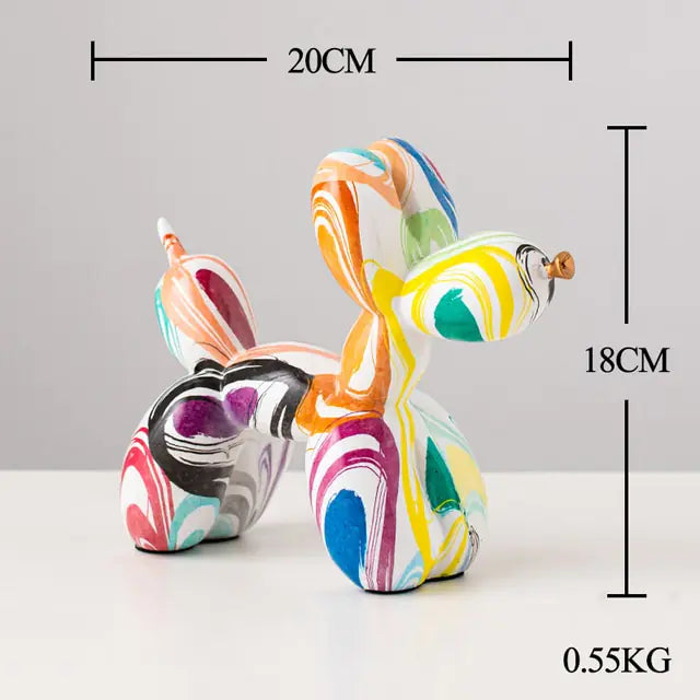 Resin Balloon Dog Statue